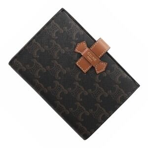 Celine Brown Bi fold Wallet Coin Purse